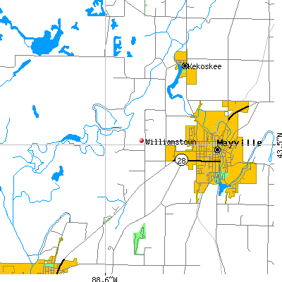 Williamstown map