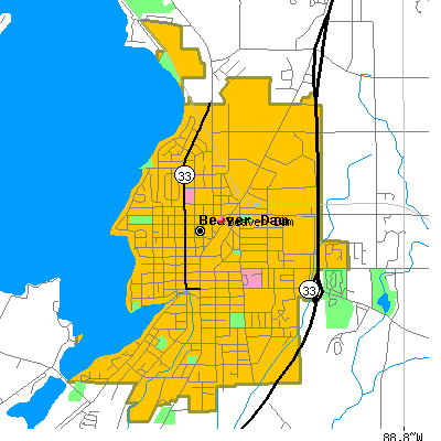 Beaver Dam map