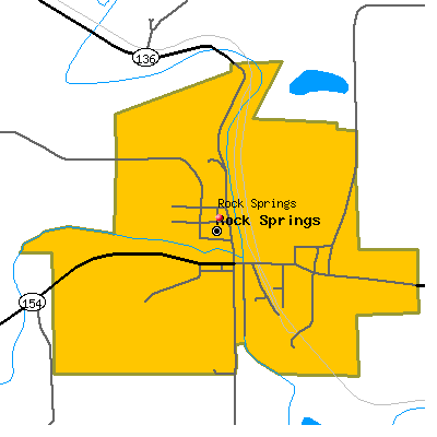 Rock Springs map