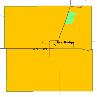 Lime Ridge map