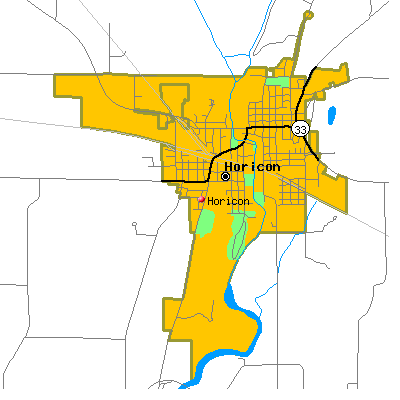 Horicon map