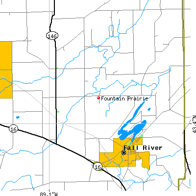 Fountain Prairie map