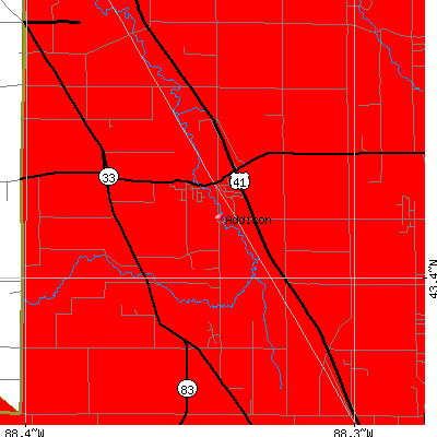 Addison map