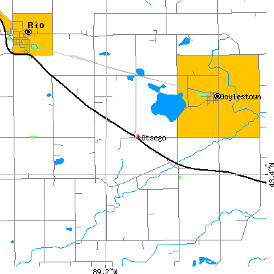 Otsego map