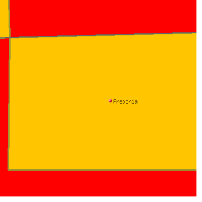 Fredonia map