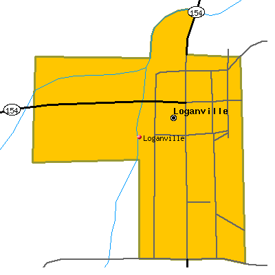 Loganville map