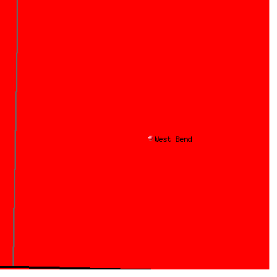 West Bend map