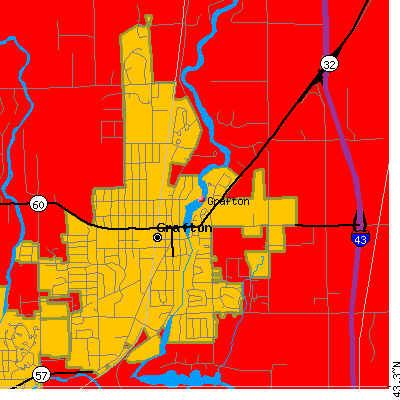 Grafton map