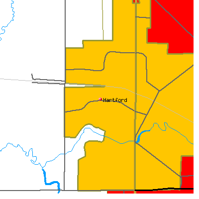 Hartford map