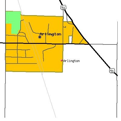 Arlington map