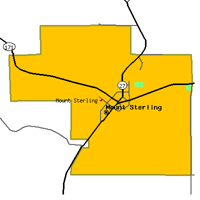 Mount Sterling map