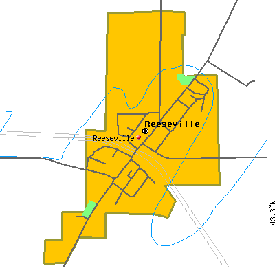 Reeseville map