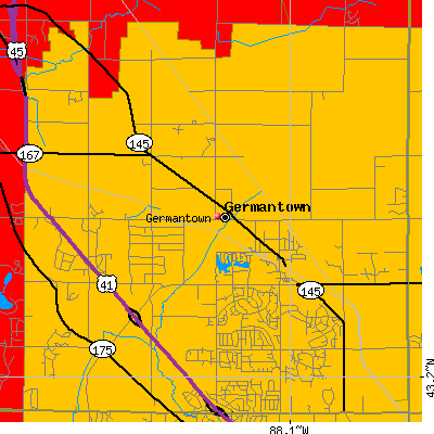 Germantown map