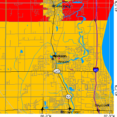 Mequon map