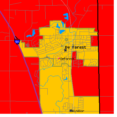 DeForest map