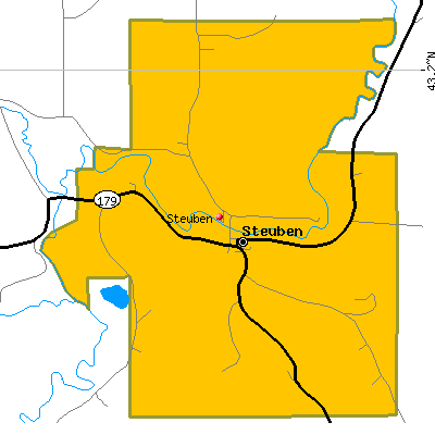 Steuben map