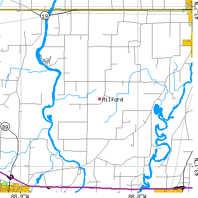 Milford map