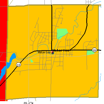 Waterloo map