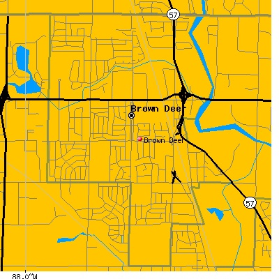 Brown Deer map