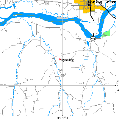 Wyoming map