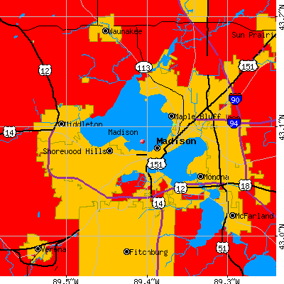 Madison map