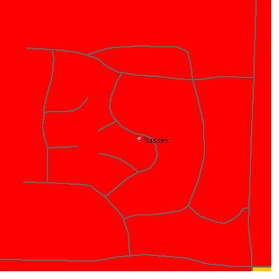 Sussex map