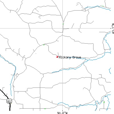 Hickory Grove map