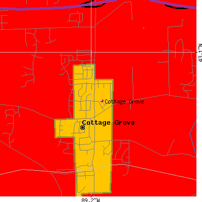Cottage Grove map