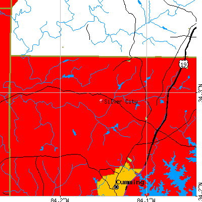 Silver City map
