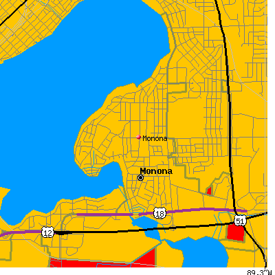 Monona map