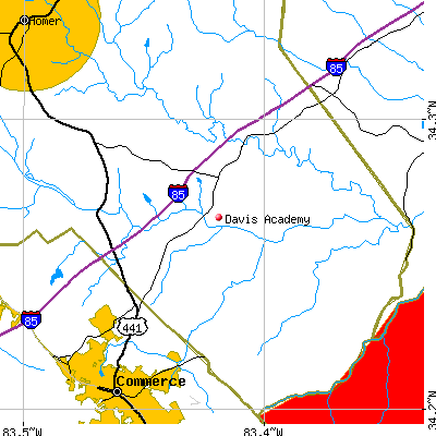 Davis Academy map
