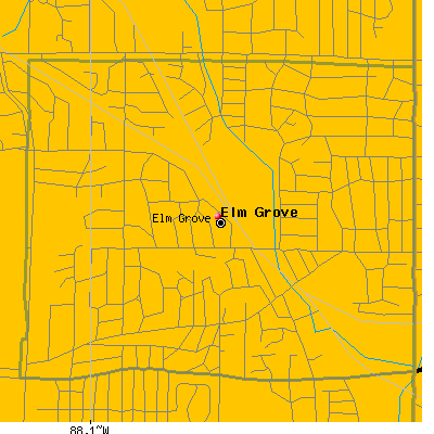 Elm Grove map
