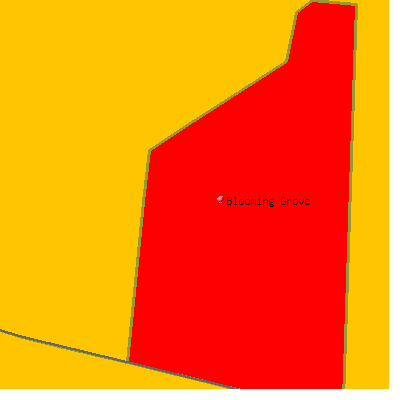 Blooming Grove map