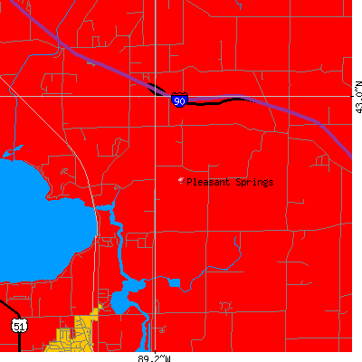 Pleasant Springs map