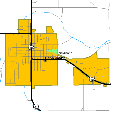 Fennimore map