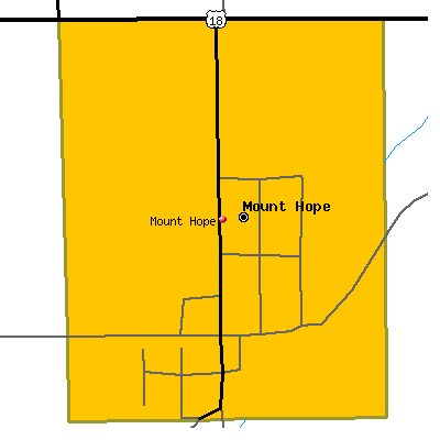Mount Hope map