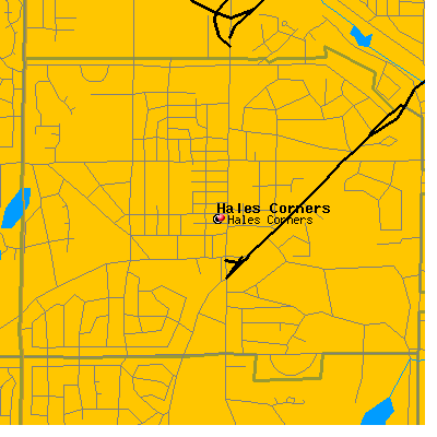 Hales Corners map