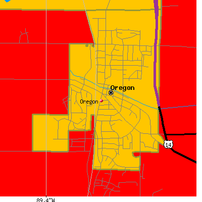 Oregon map