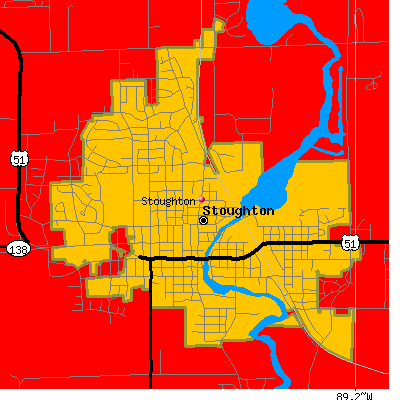 Stoughton map