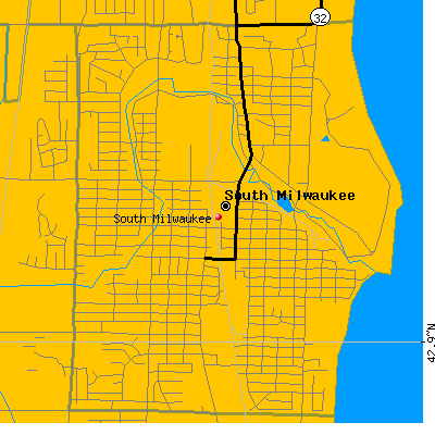 South Milwaukee map