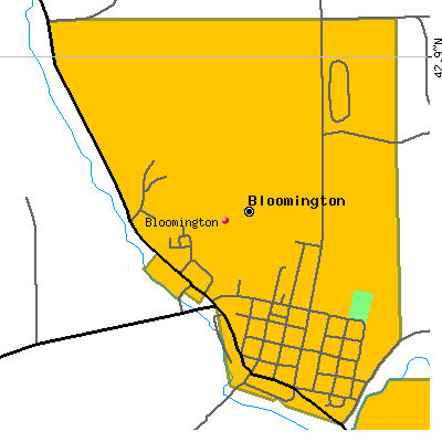 Bloomington map