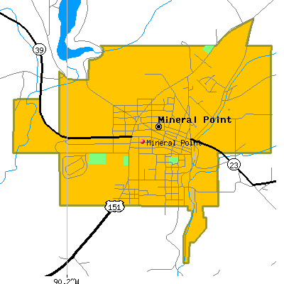 Mineral Point map