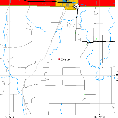 Exeter map