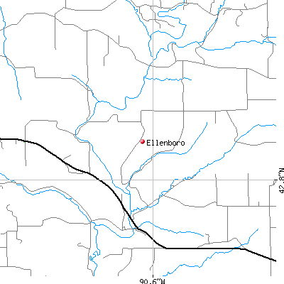 Ellenboro map