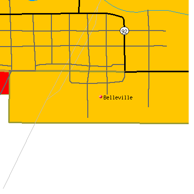 Belleville map