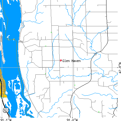 Glen Haven map