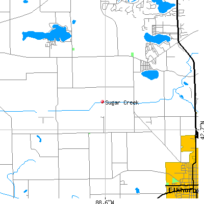 Sugar Creek map