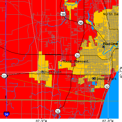 Mount Pleasant map