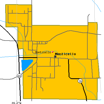 Monticello map