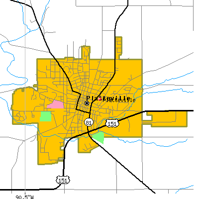 Platteville map